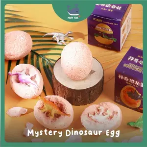 Mystery Dinosaur Egg Mainan Anak Eksplorasi Fossil Telur Dino