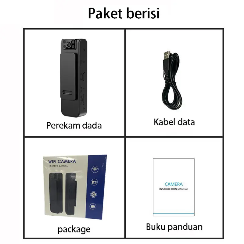 WiFi Mini kamera APP GoPlus CamPro HD 1080P camera Video Voice Recorder Perekam audio dan video 7