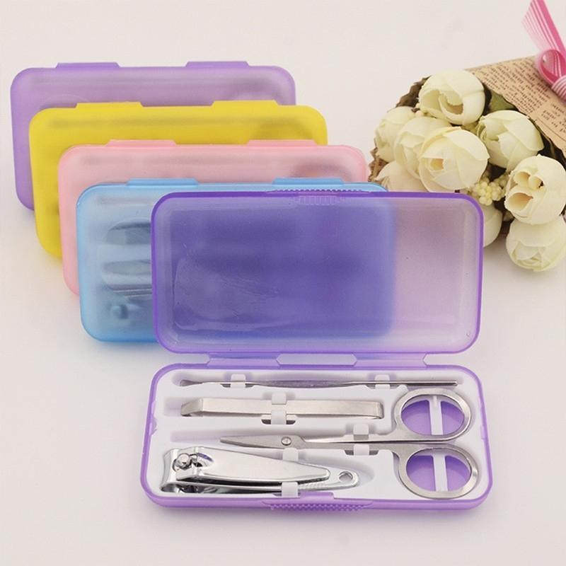 Mini Bộ Bấm Móng Tay 4 Món - Bộ Kiềm Cắt Móng Tay Không Gỉ 6