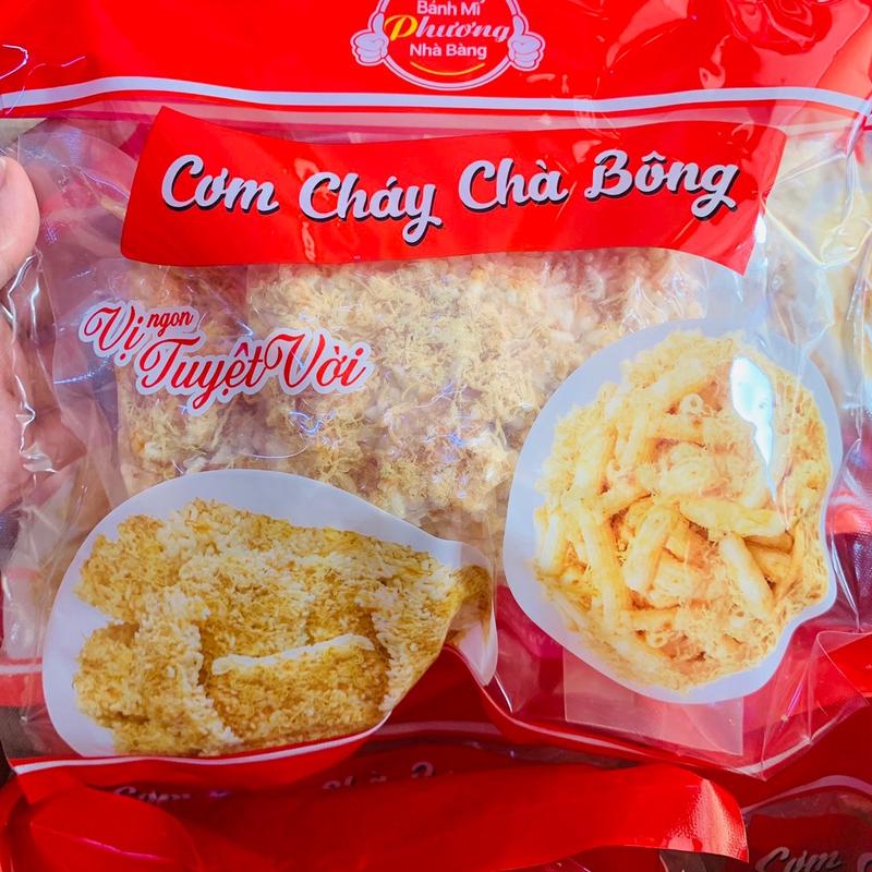 Combo 10 bịch cơm cháy chà bông Phương Nhà Bàng Lượng đường thấp Ít chất béo Gói Snack Ăn Vặt trai cay say kho