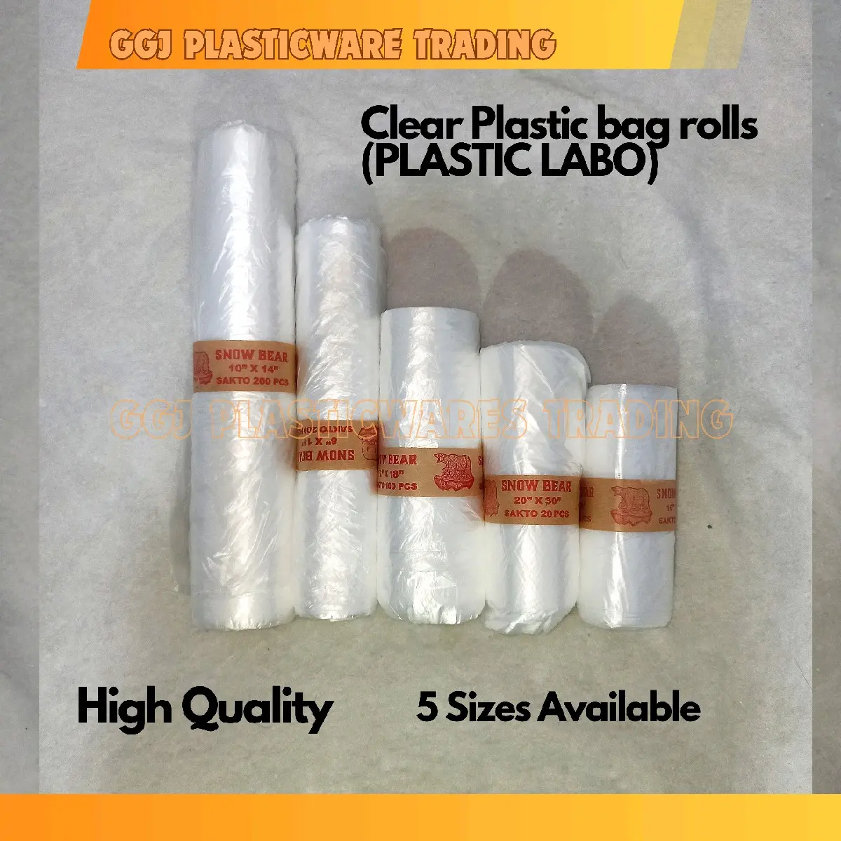 Disposable Plastic Roll Bags clear (Plastic Labo) - TikTok Shop Philippines