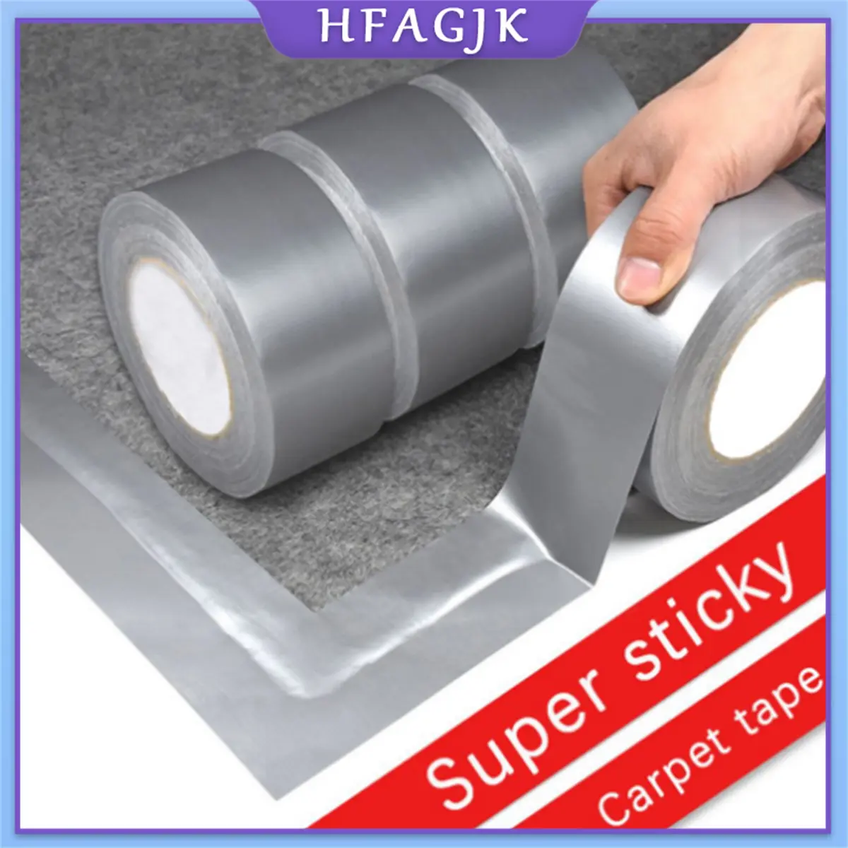 Waterproof Tape 20Meters High viscosity adhesive Heat Resistant Adhesive Roll Duct Tape Fixing Partition Reinforcement Packing Duct Tape Kitchen Corner