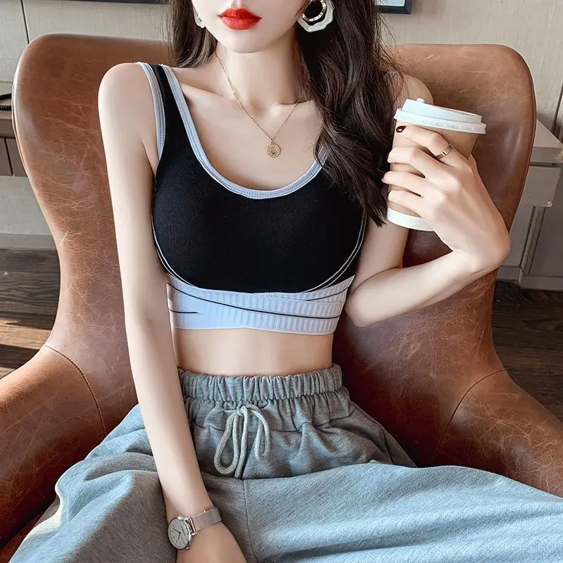 Áo Ngực Thể Thao Cho Bé Gái, Không Dây, Đẩy Lên, Chống Sốc, Chống Chảy Xệ, Thích Hợp Chạy Bộ, Áo Ống, Lưng Đẹp, Dáng Ôm, Áo Vest Tập Yoga, Có Nhận xét Tích Cực Hơn 1100, Lý Tưởng Để Tập Yoga Sport Top 2