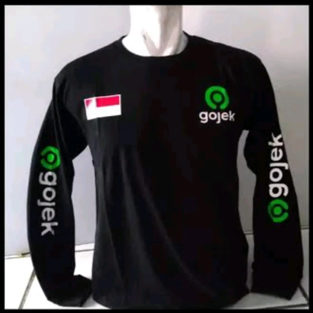BAJU KAOS DISTRO PRIA WANITA KAOS GOJEK OJOL BAJU KAOS OJEK ONLINE GOJEK INDONESIA