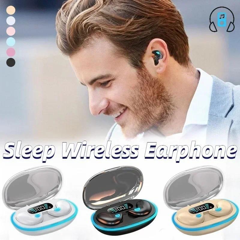 Product Introduction of Tai Nghe Nhét Tai Nghe Khi Ngủ, Tai Nghe Mini Không Dây, Dành Cho Công Việc, Tai Nghe Bluetooth TWS Âm Thanh Nổi, Thiết Bị Giấu Kín Có Mic, Cuộc Gọi HD, Chống Nước, X55 11
