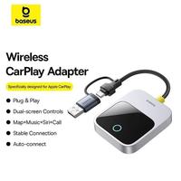 Gambar Baseus Prime Trip Safe Journey Wireless CarPlay Adapter for iPhone - Converts Wired CarPlay to Wireless, Dual-Screen, iOS 10-18 - Grey dari gajettoid Kota Administrasi Jakarta Pusat 2 Tokopedia