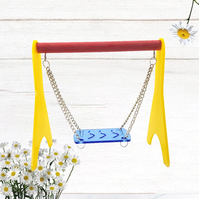 Pet Swing Rat Hammock Bite 18.5*10*18.5cm Yellow 7