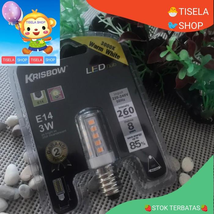 Krisbow Bohlam Led E14 3w 3000k - Warm White / bulb led corn krisbow 0