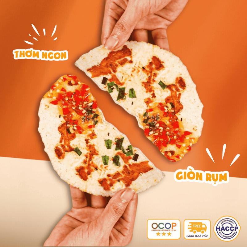 Bánh Ép Huế vị Cá Nướng Chua Ngọt gói 40g, Siêu Phẩm Giòn Tan, Đậm Vị Quê Hương. Ăn là ghiền ngay! 4