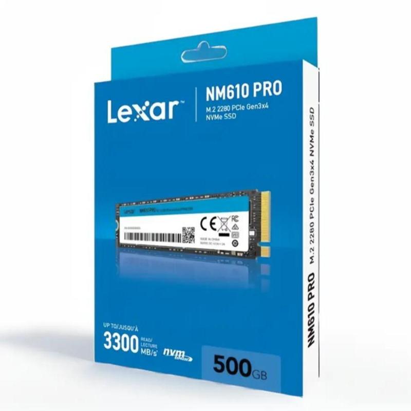 Ổ cứng SSD M2-PCIe 500GB Lexar NM610 PRO NVMe 2280, Bảo Hành 36 Tháng