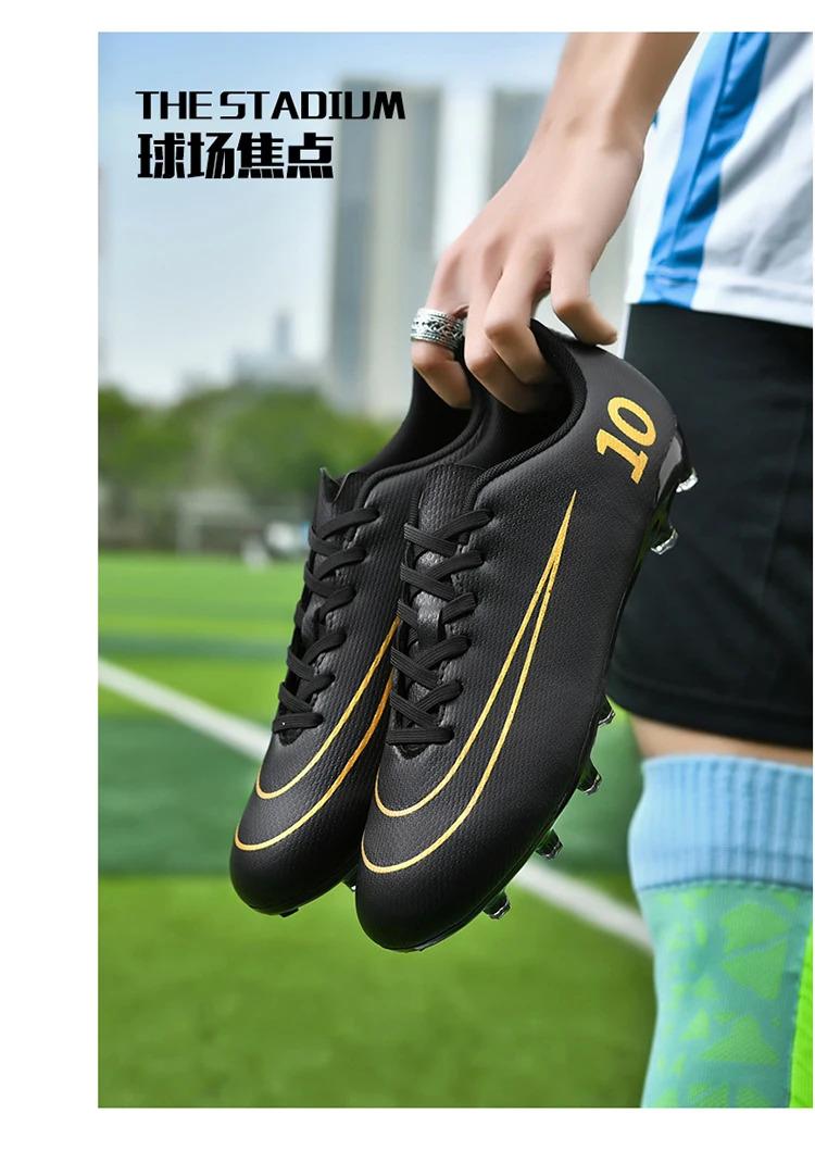 Product Introduction of Professional Men Football Shoes TF/FG Professional Boy Football Field Boots Society Cleats Soccer Shoes Fast Non Slip Sneaker 11