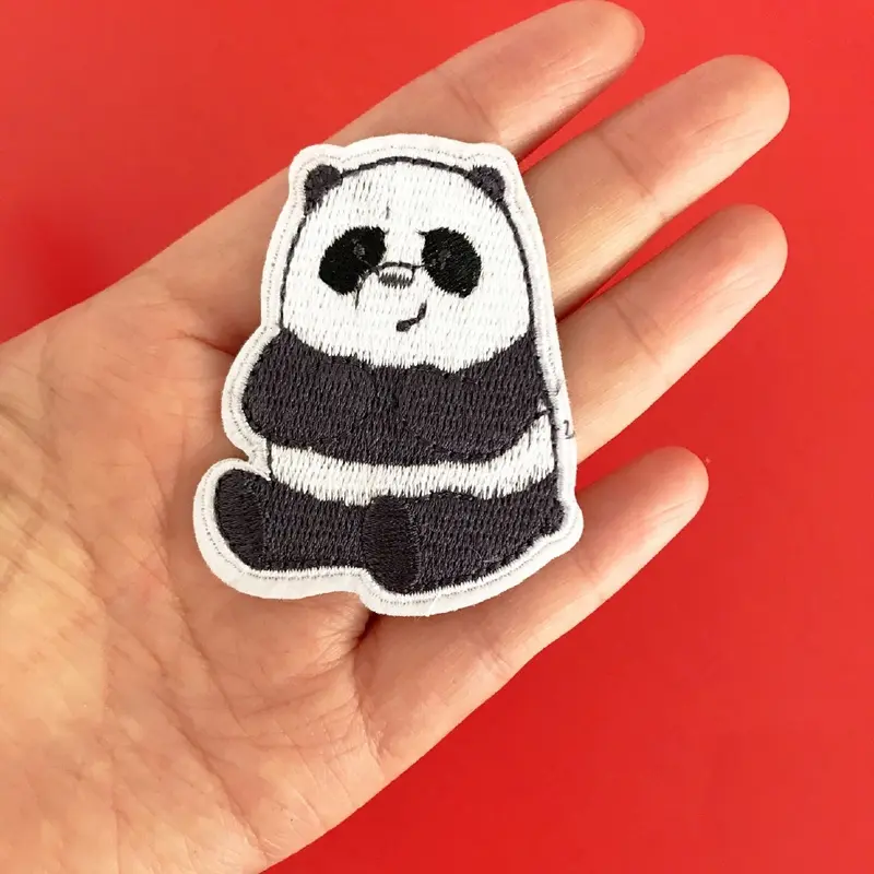 Sticker patch vải ủi thêu hình anh em nhà gấu Chúng tôi đơn giản là gấu 8