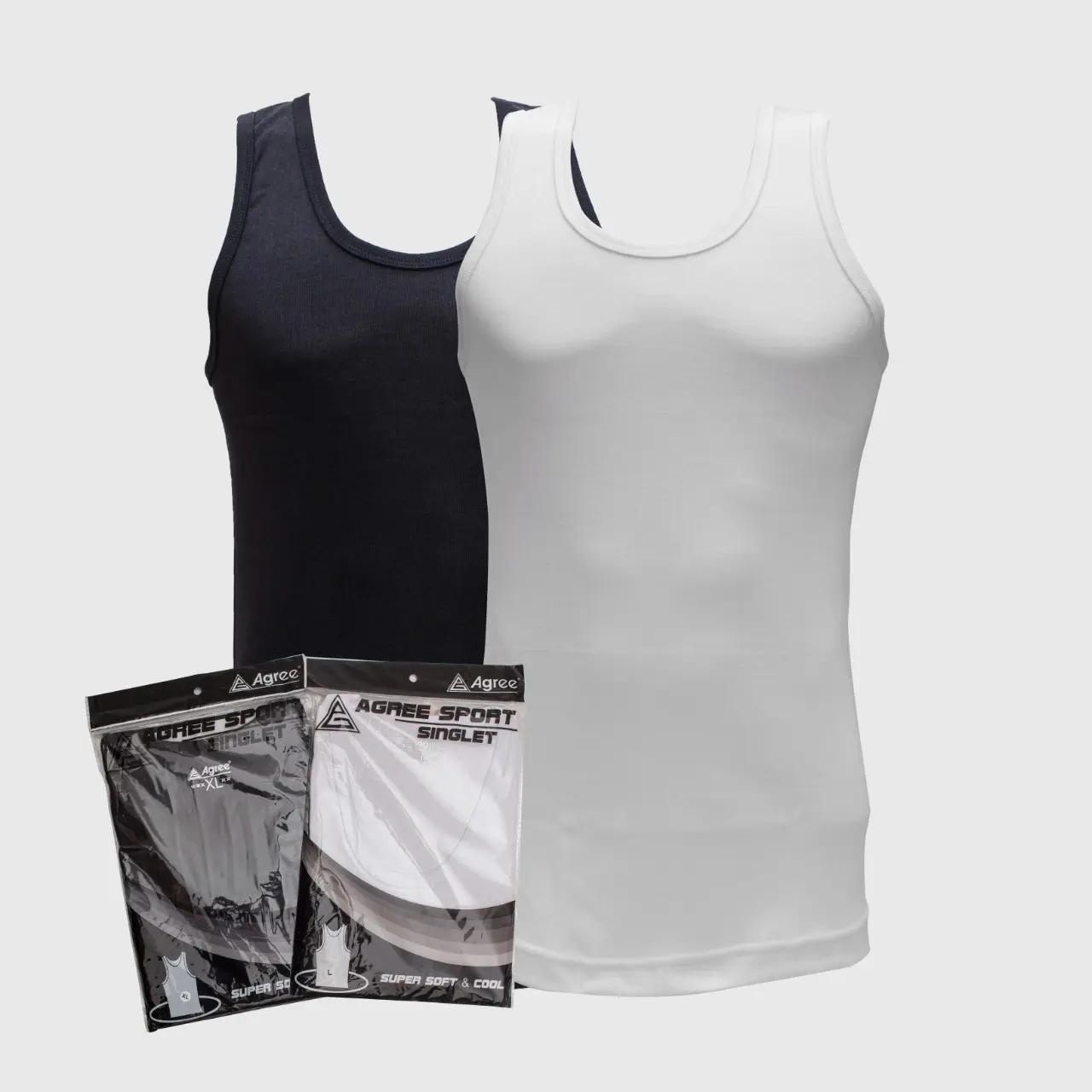 Kaos Dalam Pria | Singlet Pria AGREE 1pcs