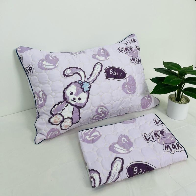 Vỏ gối nằm cotton đũi sơ đậu nành , vỏ gối nằm trần bông dày dặn kích thước 45x65cm có khoá kéo lồng ruột được chọn mẫu