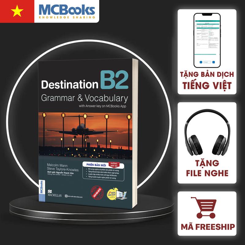 [Mcbooks] Sách Destination B2 Grammar & Vocabulary With Answer Key - Dành Cho Người Học Tiếng Anh