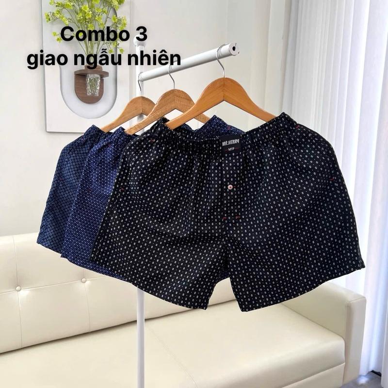 [ Combo 3 Quần ]-  Đùi Kate Nam Mặc Nhà Có Túi Trước và sau chất vải nhẹ thoáng mát, dễ chịu , êm ái khi mặc Menswear