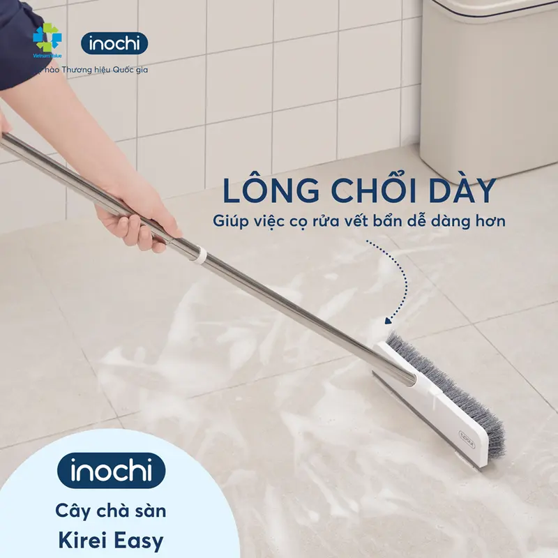 Cây Chà Sàn Kirei Xoay 180 Độ (Corner) & Nghiêng 45 Độ (Easy) - Vệ Sinh Tận Góc, Tiện Lợi, Sạch Bóng 5