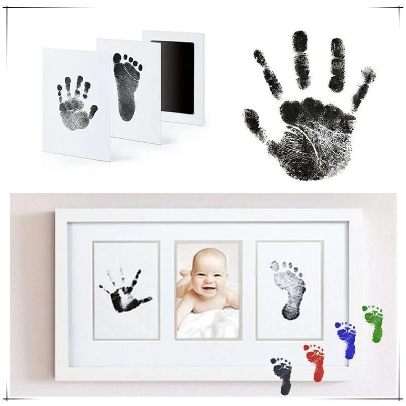 Tấm tem không tiếp xúc, Siêu lớn, Thích hợp cho chó cưng, mèo và em bé, Phụ kiện không độc hại và lộn xộn 100%, 1 CÁI, có In tay hoặc Dấu chân Voi 7