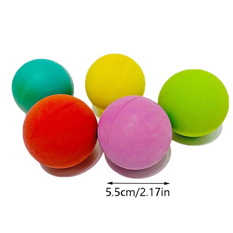 Product Introduction of 5.5cm Racquetball Squash Low Speed Rubber Hollow Ball Training Competition Ball 0