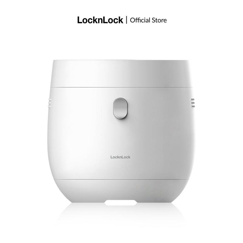 Nồi cơm điện tử Locknlock Pearl rice cooker EJR376WHT - 220-240V 350W dung tích 1 L- Màu trắng