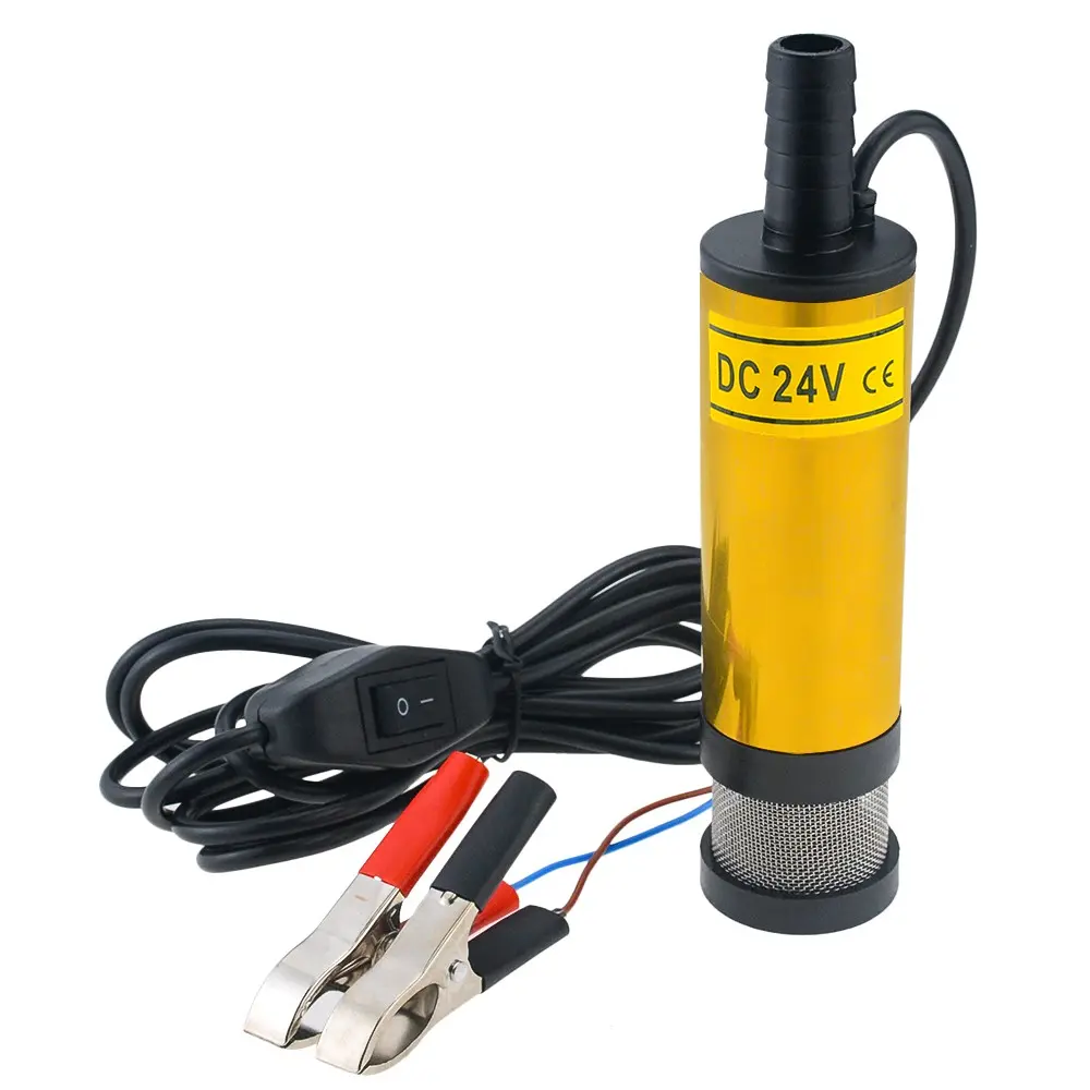 Pompa Celup Sedot Transfer Solar Bensin Minyak Oli Dc 12 v Dc 24 v Pompa Dc 24 Volt 12 Volt