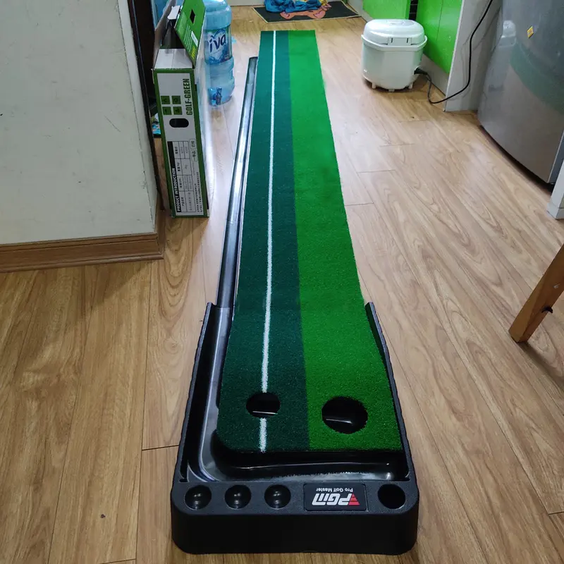 TRỌN BỘ Thảm tập Golf Putting chính hãng PGM kèm gậy golf G300 và 3 bóng golf Sport Cao Su 2