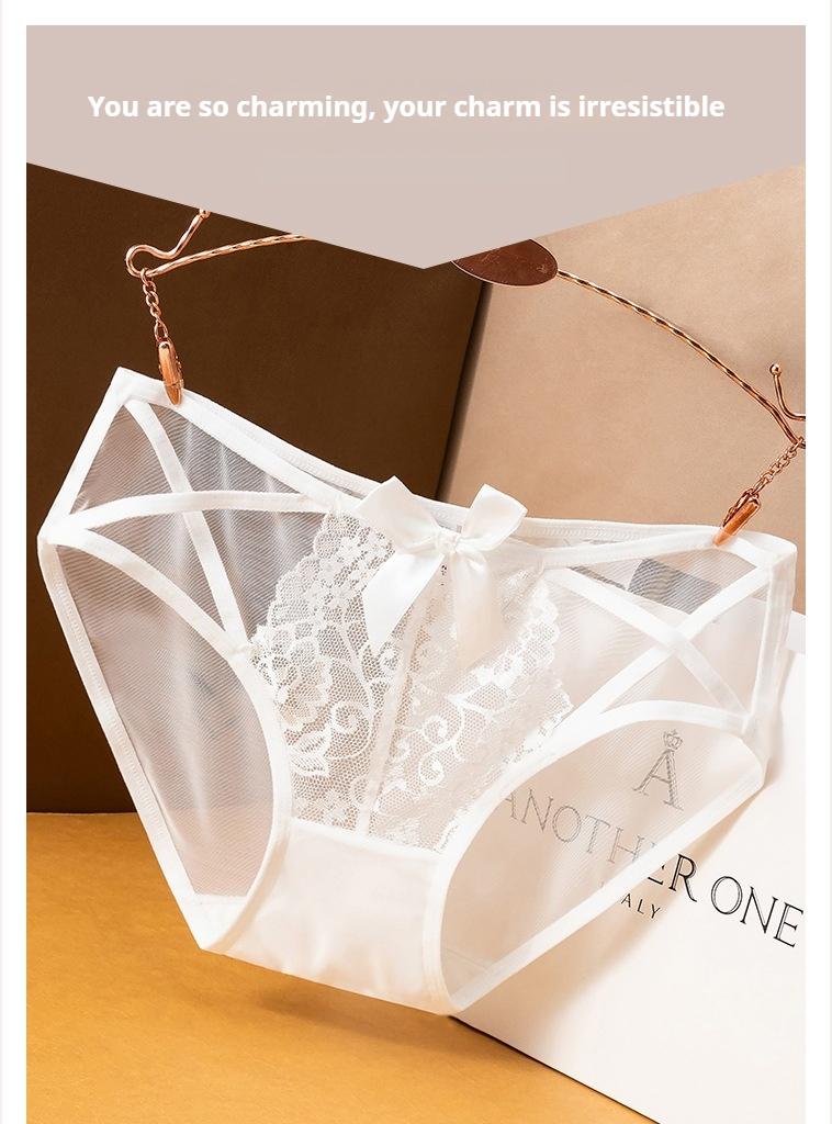 Product Introduction of Quần Lót Nữ, Thời Trang, Gợi Cảm, Ren khoét Cạp Thấp, Nhẹ, Lưới Liền Mạch, Quần Sịp, Thích Hợp Cho Mùa Hè, Thoáng Khí, Đồ Lót Trong Suốt 4