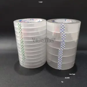 Isolasi bening 24mm 12mm dan Isolasi Kertas Solasi kerajinan solasi mahar solasi kertas solasi bening pigora