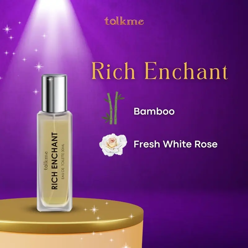 (READY STOCK) RICH SERIES 1 BOX ISI 6 BOTOL PARFUM TALKME 30ML EAU DE TOULETTE EDISI TERBATAS DAN BEST SELLER UNISEKS CEWEK COWOK 3