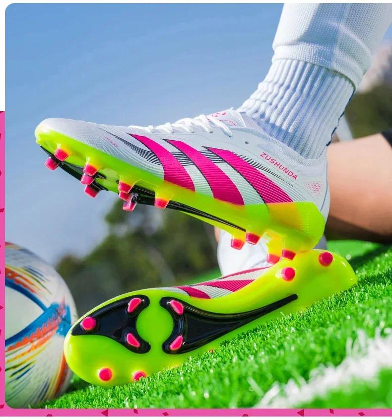 Product Introduction of Indoor Men Football Shoes Fast Society Cleats Soccer Shoes TF/FG Grass Training Football Field Boots Outdoor Sneaker Non Slip 14