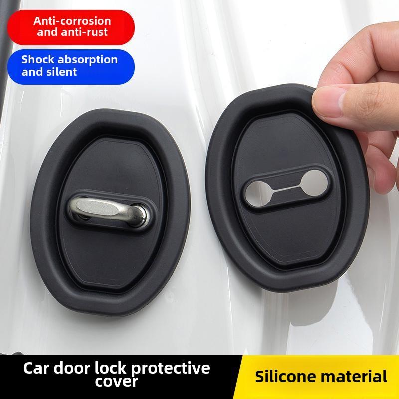 Product Introduction of Car door lock buckle protection pad suitable for Hyundai Mingtu Yuedong Yuenarina Lingdong Elantra shock-absorbing cushion pad car protective equipment 1