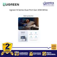 Gambar Ugreen N Series GaN 30W 65015 Dual Port USB C Fast Charger White Portable Power Adapter dari Sentra Digital Kota Surabaya 3 Tokopedia