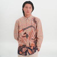 Gambar M231 Kemeja Pria Batik Panjang 1210 - Light Orange, XXL dari M231 Official Kab. Tangerang 1 Tokopedia