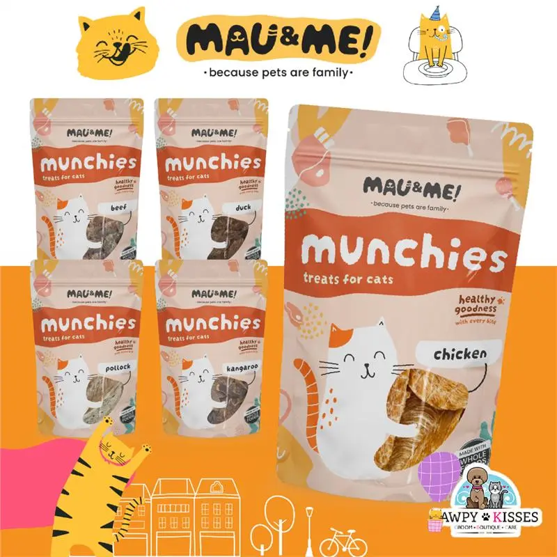 100% Quality Mau&me Munchies Dried Cat Treats | Pawpy Kisses