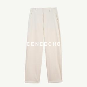 Soft Cotton Vintage-Inspired Wide-Leg Bottoms U239