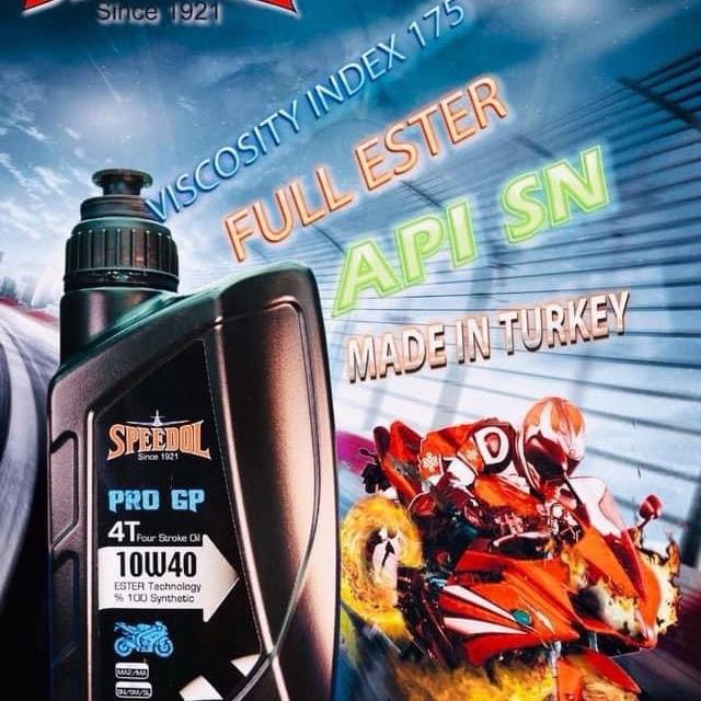  Nhớt Speedol Pro GP 10w40 full tổng hợp chai 1Lít Dầu Nhớt Dầu 