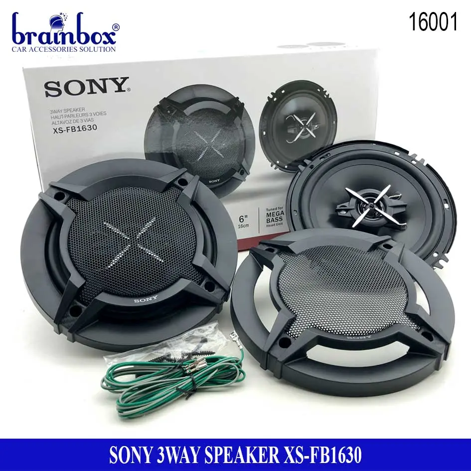 Speaker Mobil Sony XS-FB1630 3 Way Coaxial Car Audio Automotive Loudspeker Sound System