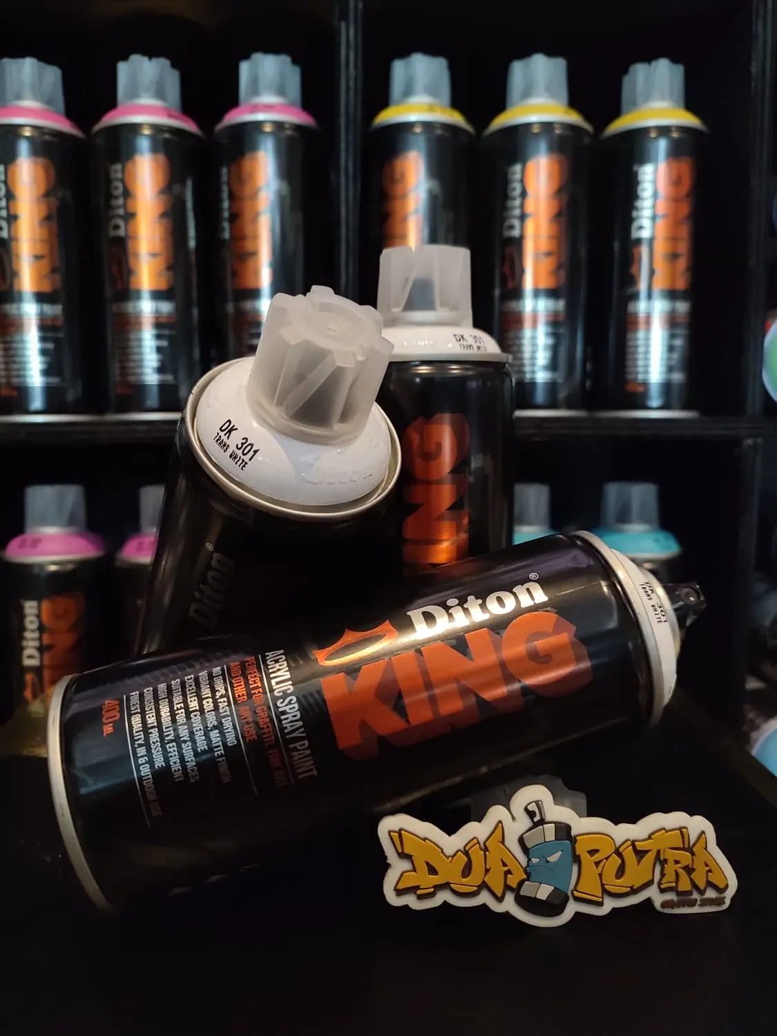 Cat Semprot Graffiti Diton King 400ml Akrilik Stationery