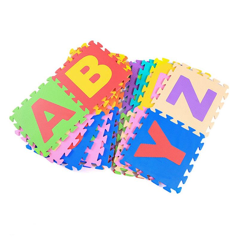 Bộ 26 Tấm Thảm Xốp Lót Sàn Ghép Chữ Cái Cho Bé/ Thảm Chơi Cho Bé