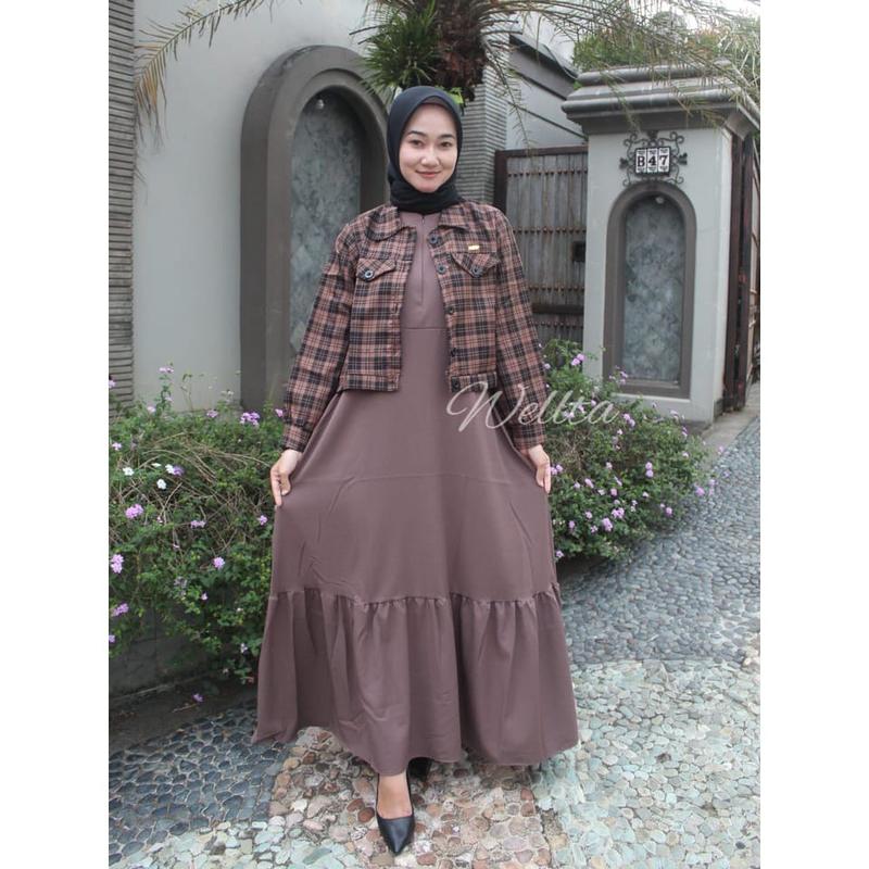 Product Introduction of outer wanita kekinian / outfit wanita / outer untuk kondangan Dress Formal Muslim 4