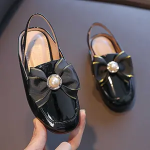 Cahaya Store28 PROMO Sandal Anak Perempuan Model Selop Bapau Tali Belakang Motif Pita Cantik Mewah Terlaris Bisa COD / Bayar Di Tempat