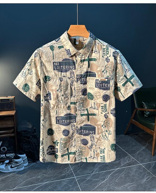 (NEW ARRIVAL  Cao Cấp ) Áo Sơ Mi cộc tay chuẩn form,thoáng khí và mặc cực mát và thoải mái, không nhăn không xù P2403 5