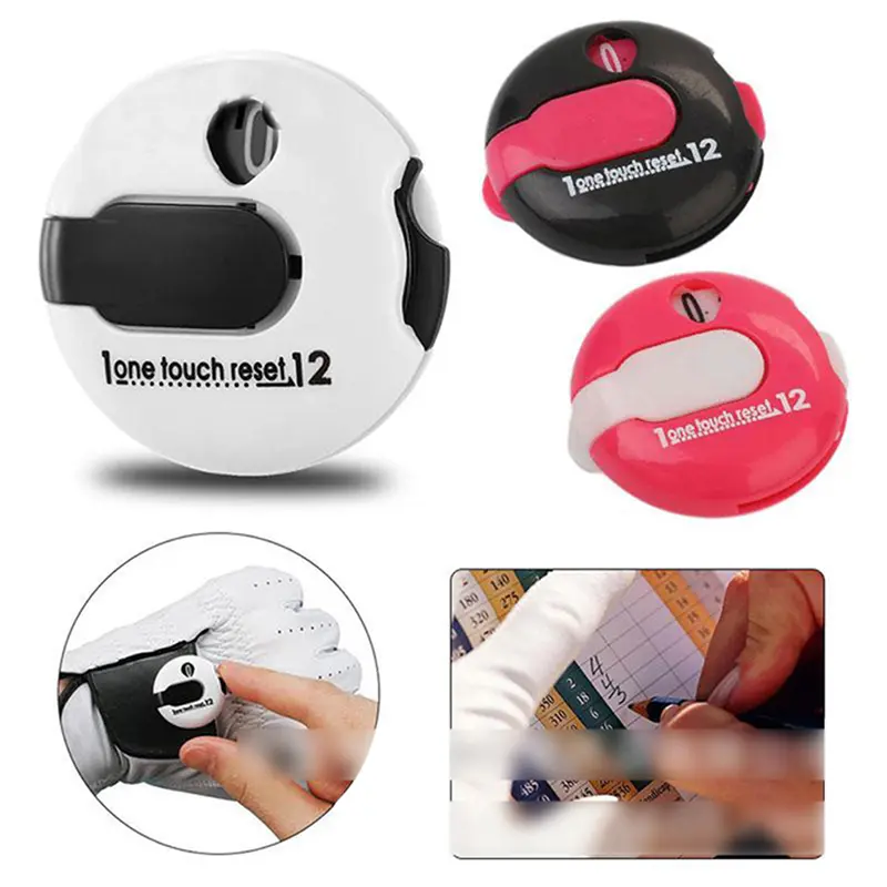 Máy Đếm Điểm Golf Mini, Máy Nhấp Chuột, Thủ Môn Ghi Điểm, Kẹp Ghi Điểm, Găng Tay, Cú Đánh 3Cm