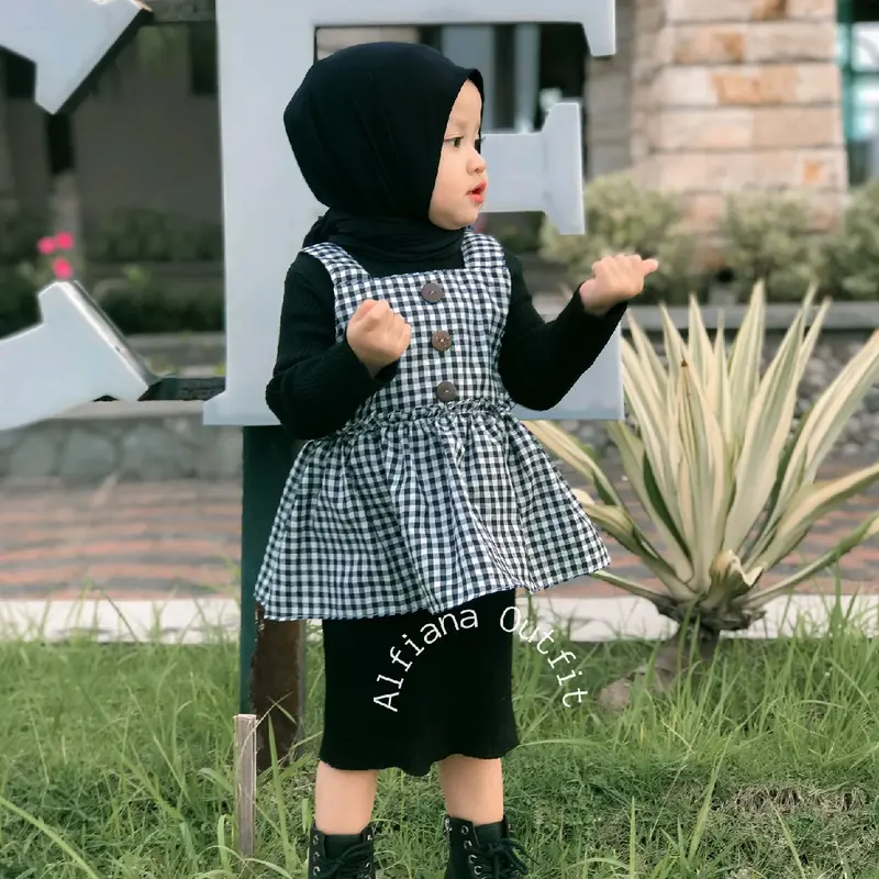 TANKTOP FATIHA By Alfiana Outfit Cantik Katun Muslim Ruffle Baju 0