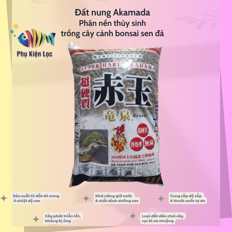 Đất Nung Akadama Phân Nền Thuỷ Sinh 1-2kg cho Trồng Cây Cảnh Bonsai Sen Đá
