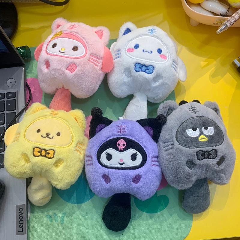 Móc Khóa Gấu Bông Giá Rẻ Cinnamoroll Hình Chú Chó Sanrio Kuromi Melody Đáng Yêu