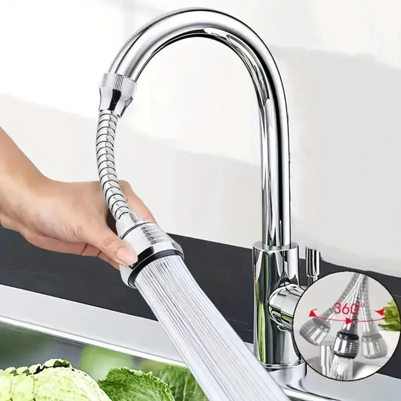 Kitchen Faucet, 360 Degree Rotating Faucet Aerator, 2 Modes Extension Tube, Sink Aerator, Kitchen Fixture Accessories, Gifts For Girlfriend 0