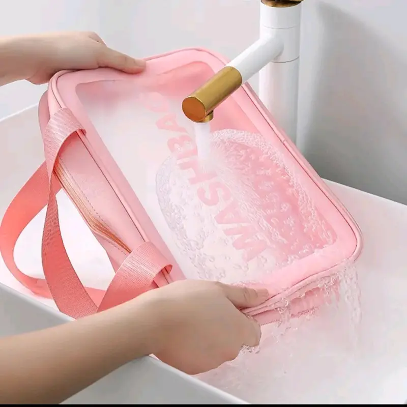 Túi đựng mỹ phẩm du lịch để đồ trang điểm 2 ngăn 4