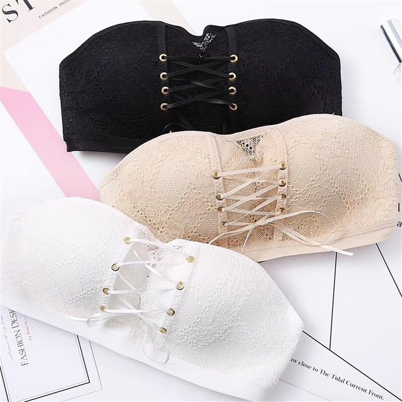Product Introduction of Women Strapless Push Up Bra Lace Lingerie Wire Free Adjustable Girl Fashion Underwear Invisible Female Brassiere 2