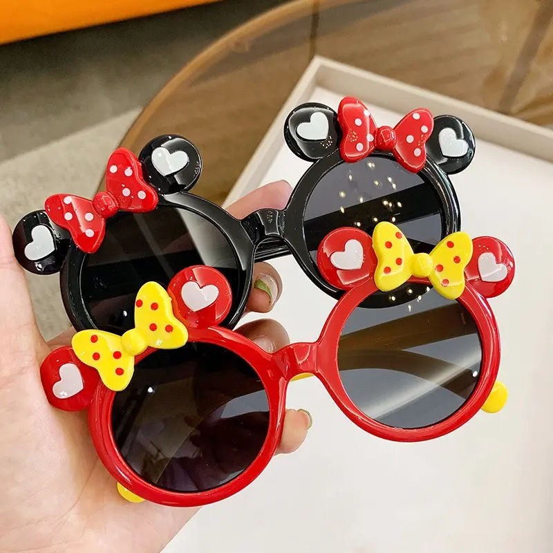 Caramel - Kacamata Anak Perempuan Kecil Bulat Motif Kartun Lucu Imut Aksesoris Fashion New Trend 3